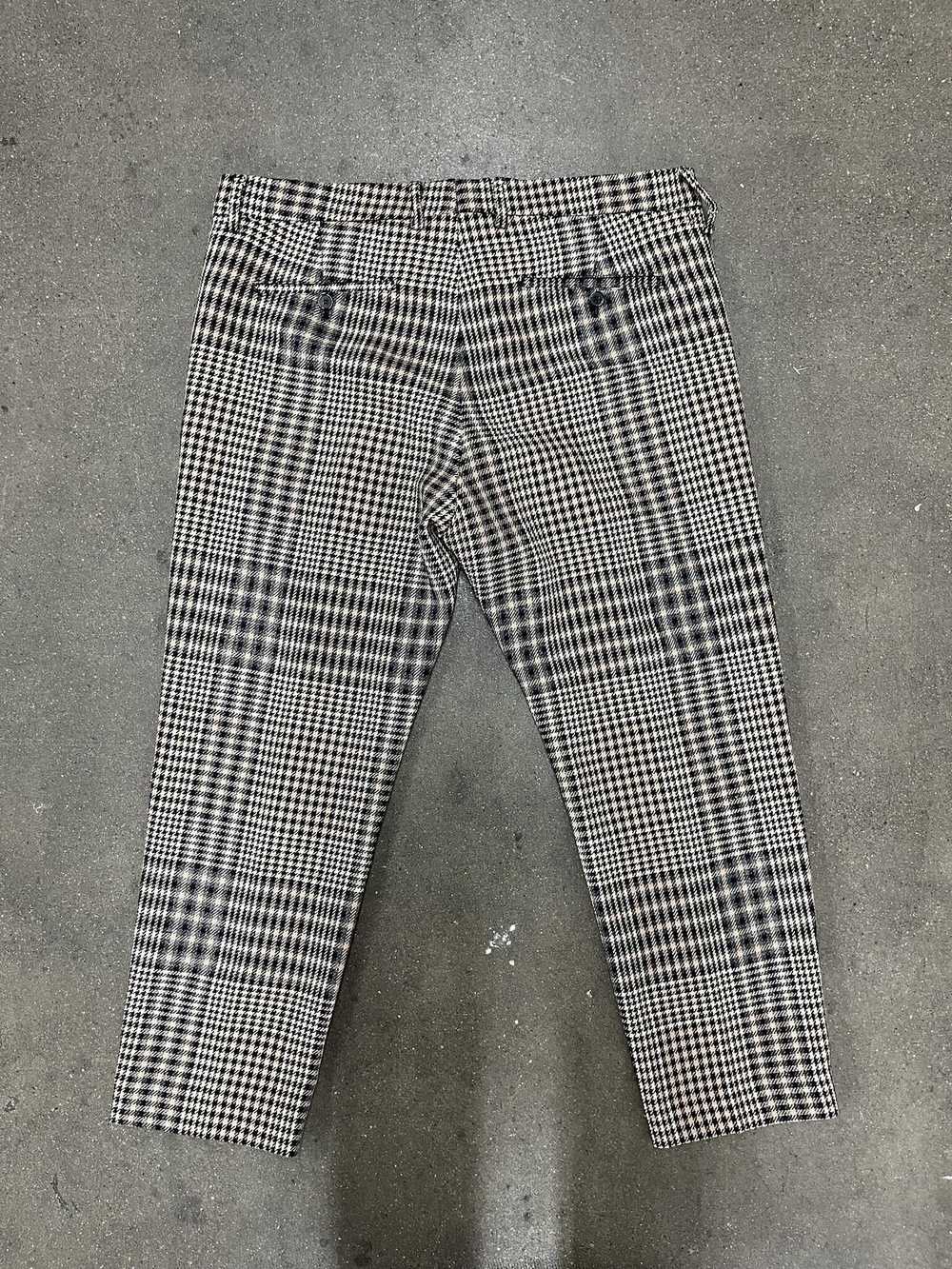AMI × Designer Ami Houndstooth and Plaid Wool Pan… - image 4