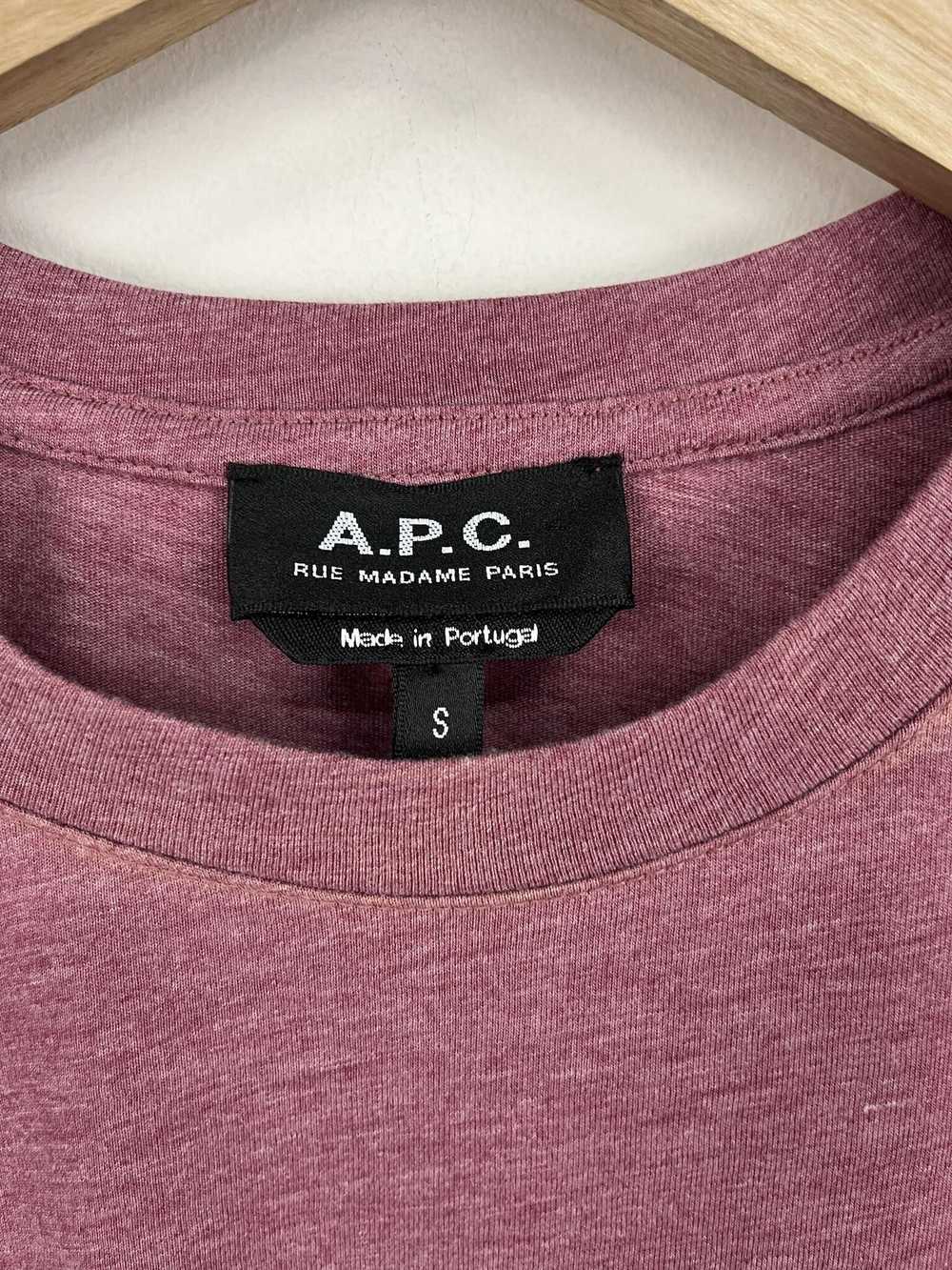 A.P.C. × Streetwear A.P.C. Chest Text Logo Tee - image 2