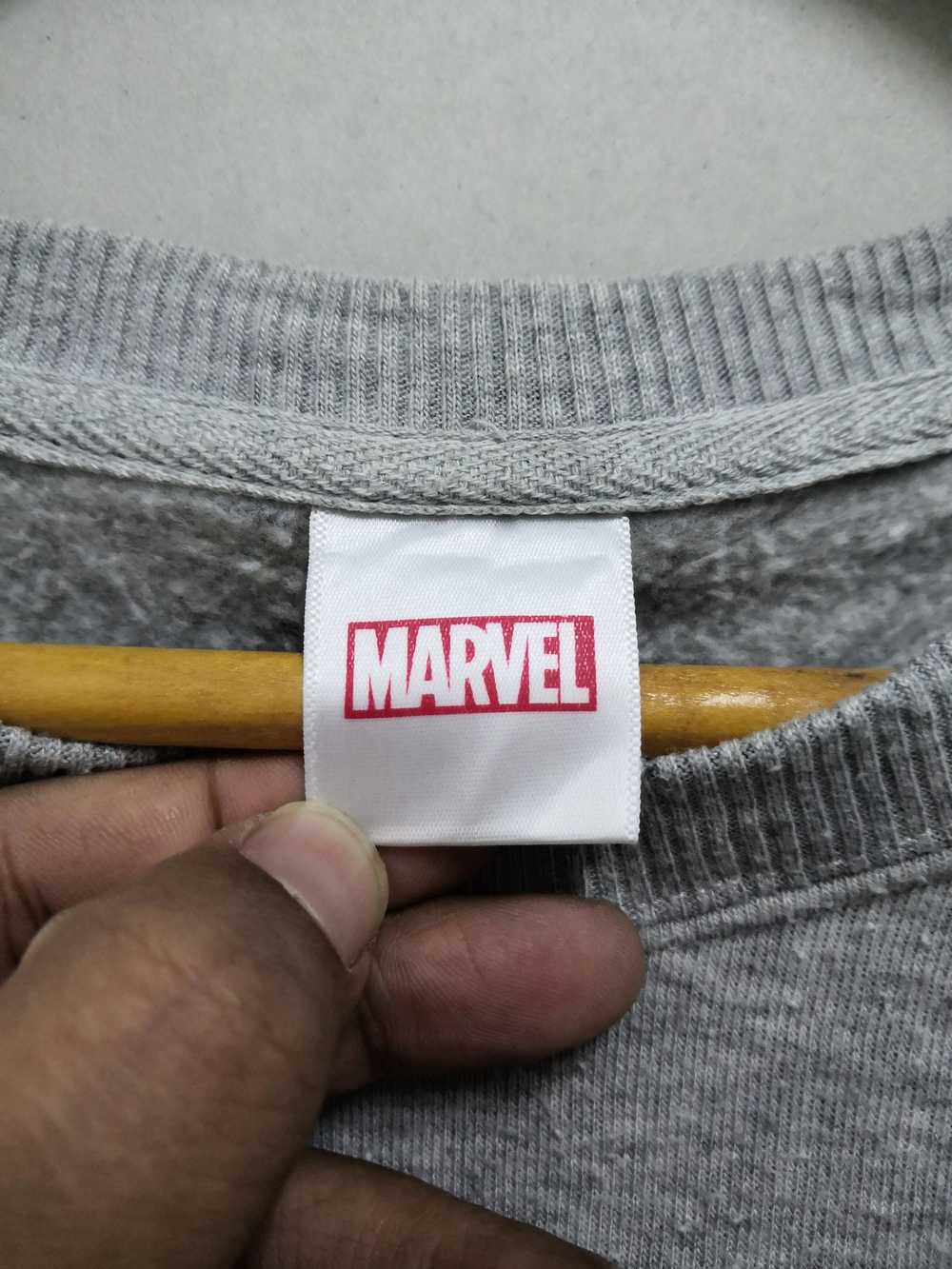 Marvel Comics Marvel Box Logo Gray Medium Sweatsh… - image 3