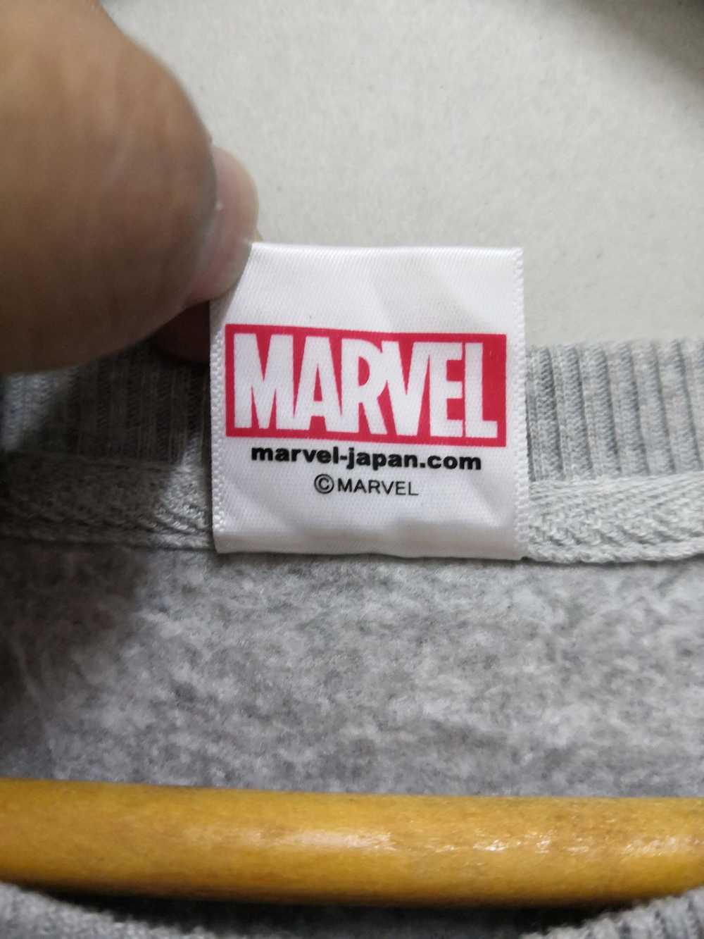 Marvel Comics Marvel Box Logo Gray Medium Sweatsh… - image 4