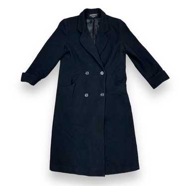 Donnybrook Long Black Wool Pea Coat