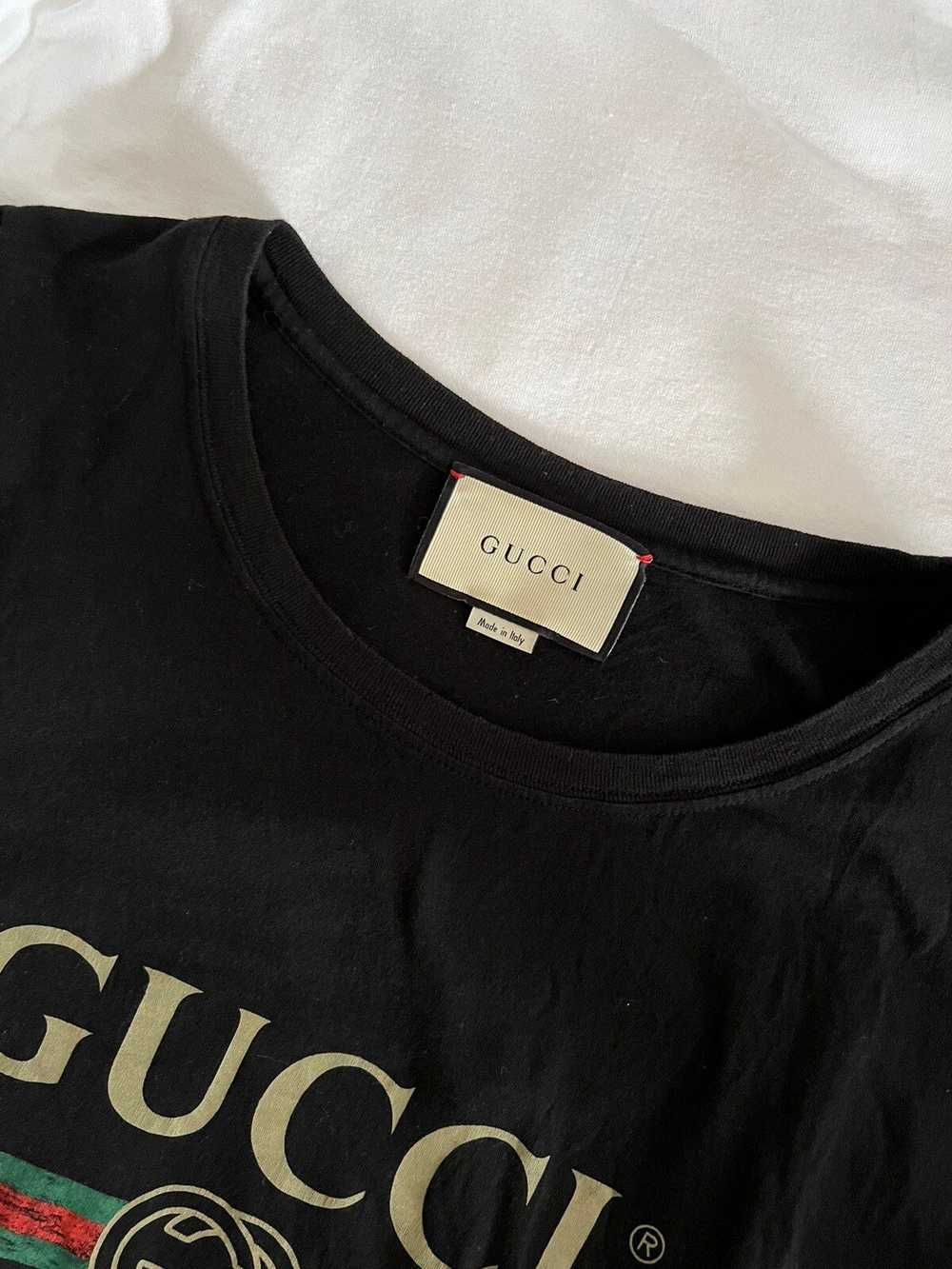 Gucci Gucci Fake Logo Tshirt - image 5