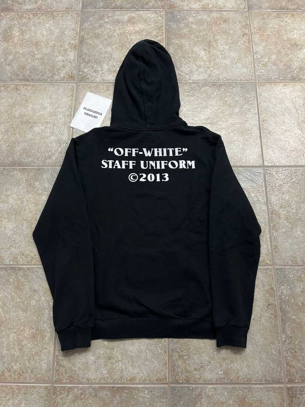 Off-White Off-White Staff Uniform Hoodie Black - image 1