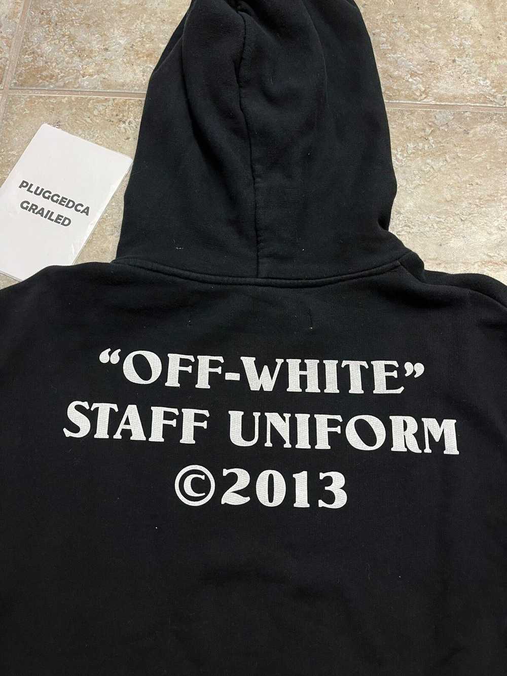 Off-White Off-White Staff Uniform Hoodie Black - image 4