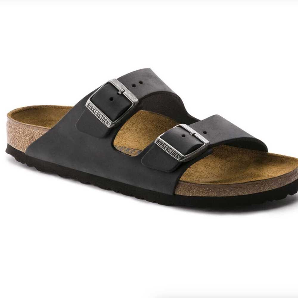 Birkenstock Birkenstock Arizona Black Oiled Leath… - image 1