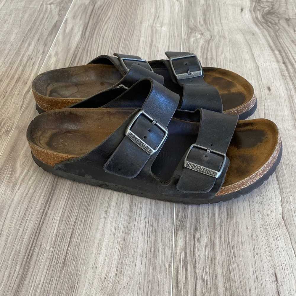 Birkenstock Birkenstock Arizona Black Oiled Leath… - image 2