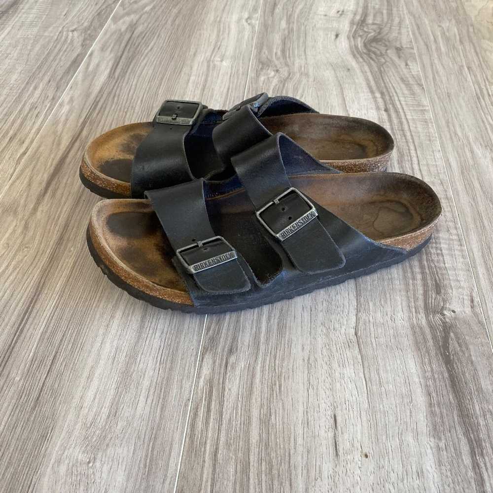 Birkenstock Birkenstock Arizona Black Oiled Leath… - image 7