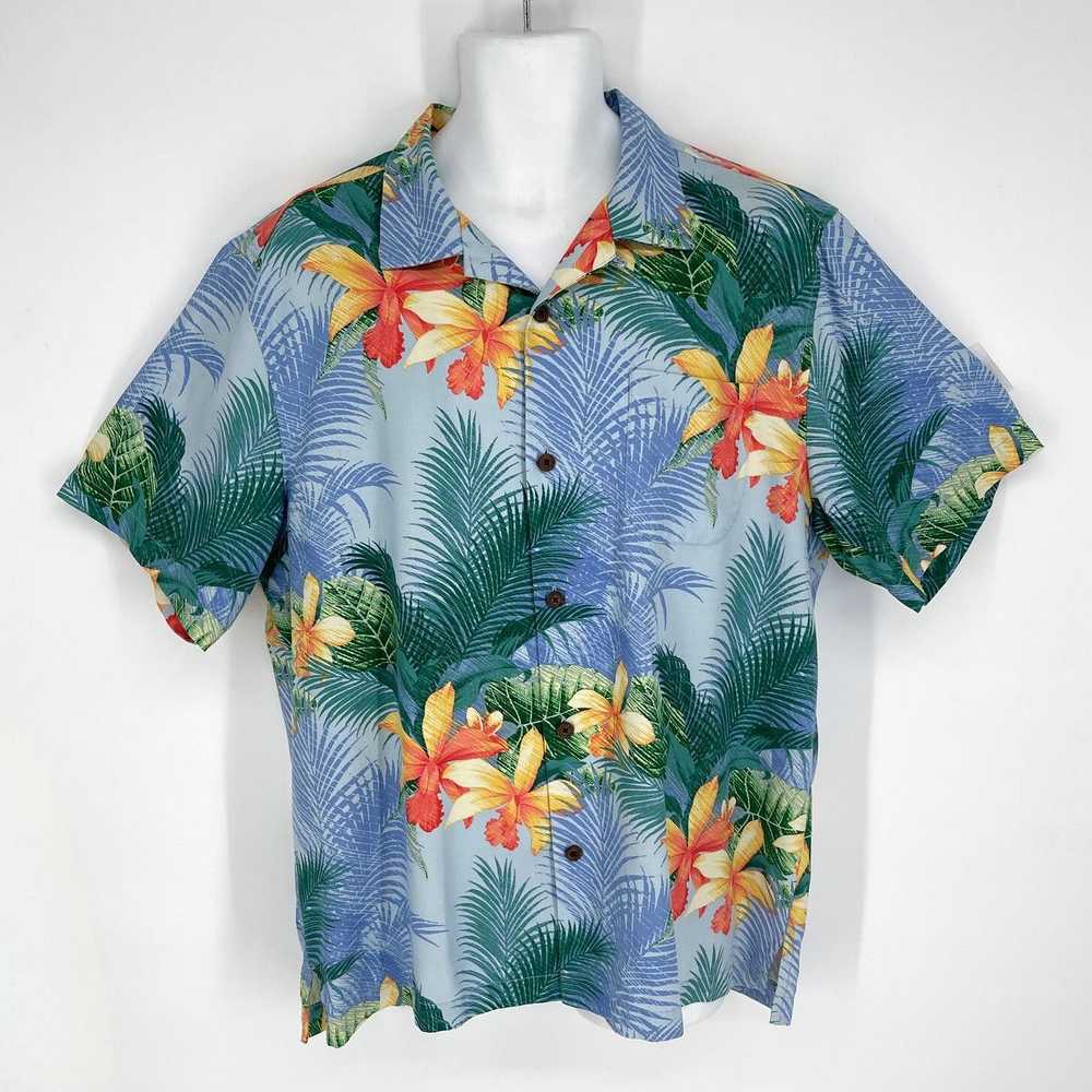 Tommy Bahama Tommy Bahama Silk Blend Shirt Sz L B… - image 1