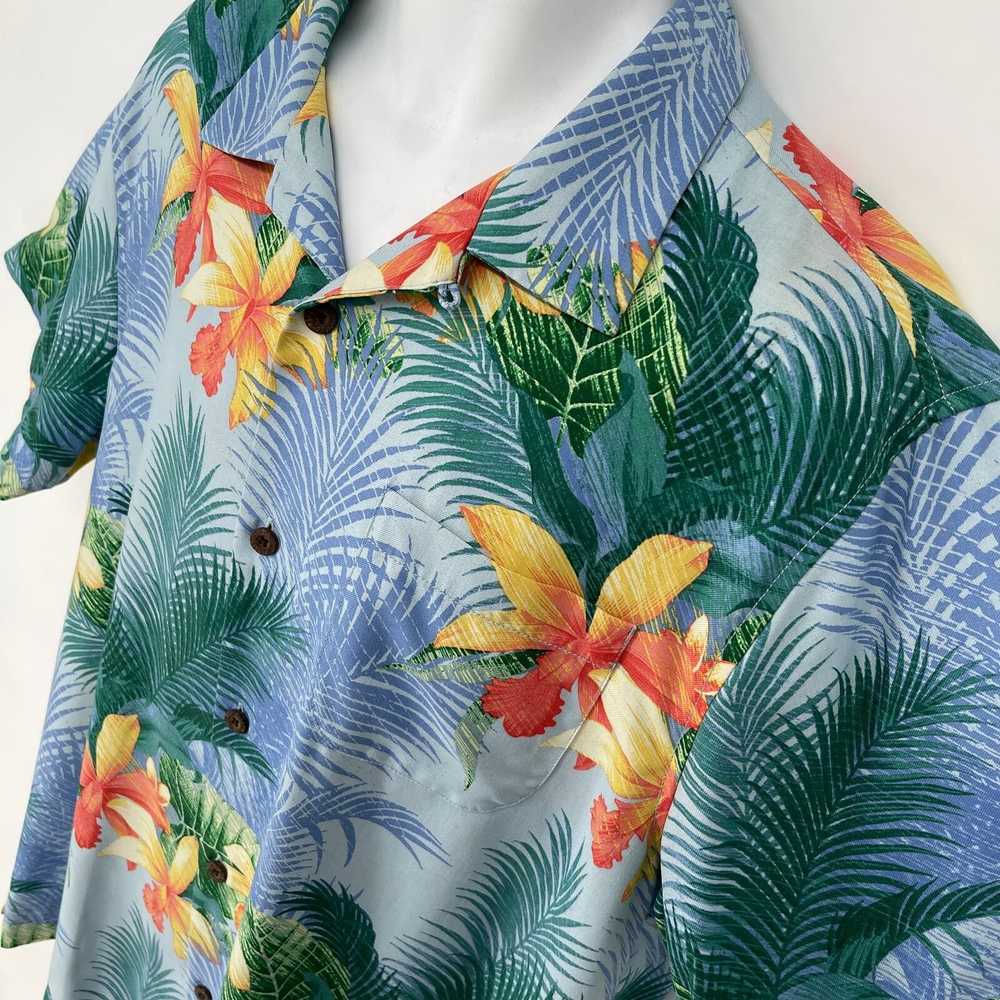 Tommy Bahama Tommy Bahama Silk Blend Shirt Sz L B… - image 2