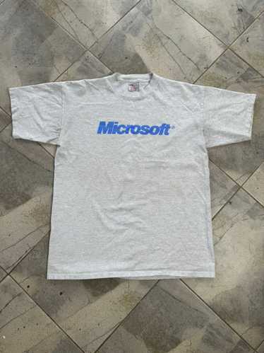 Microsoft × Streetwear × Vintage Microsoft Tshirt