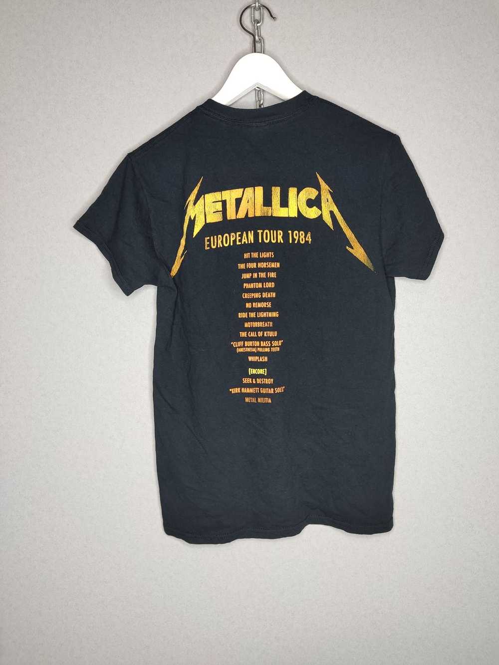 Band Tees × Metallica × Vintage Reprint 1984 Meta… - image 3