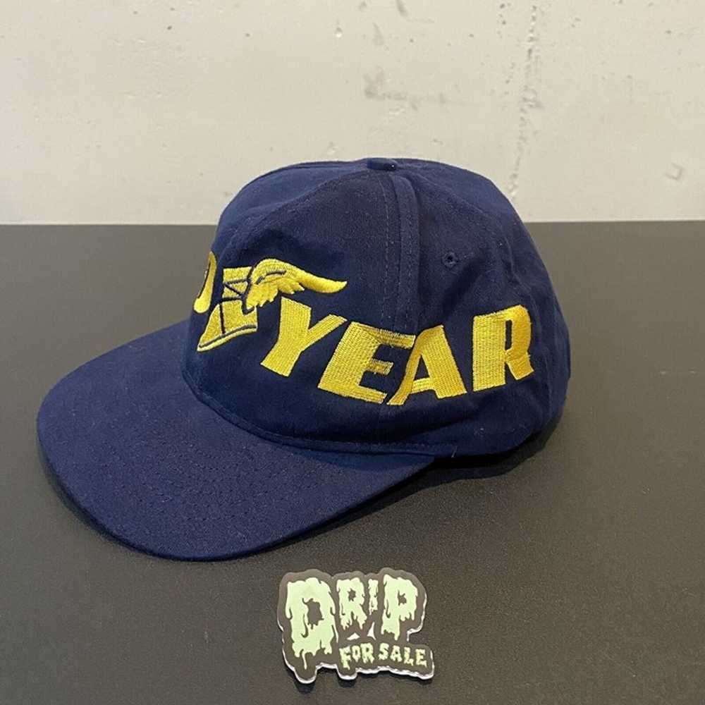 Vintage 90s Goodyear Trucker SnapBack Hat #1 in R… - image 2