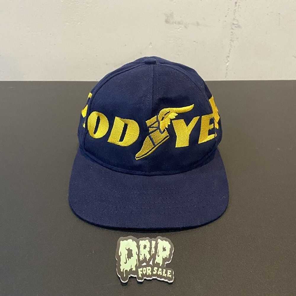 Vintage 90s Goodyear Trucker SnapBack Hat #1 in R… - image 3