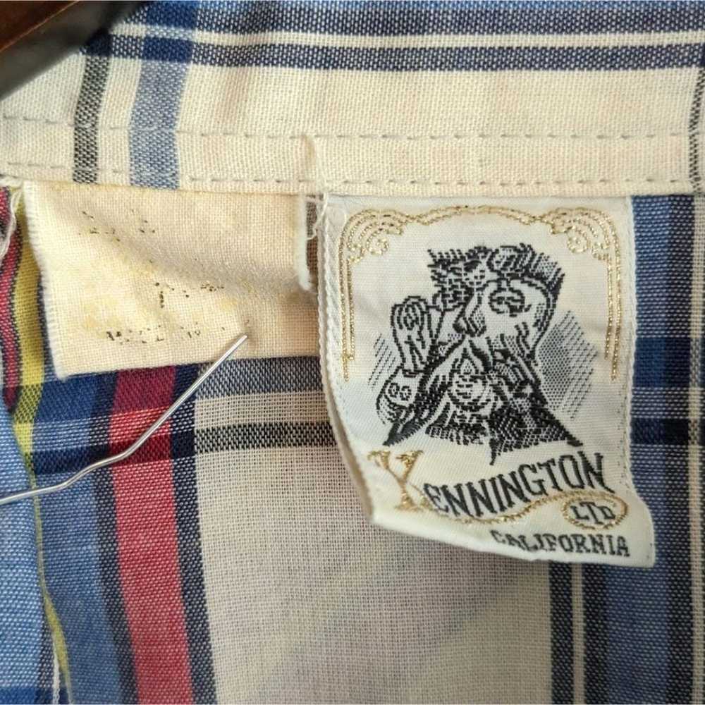 1970's Men's Vintage Dress Shirt Kennington Calif… - image 5