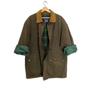 Burberry Vintage Burberry parka in military green… - image 1
