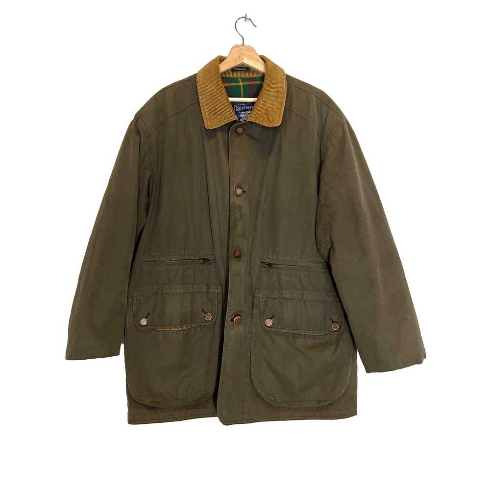 Burberry Vintage Burberry parka in military green… - image 2