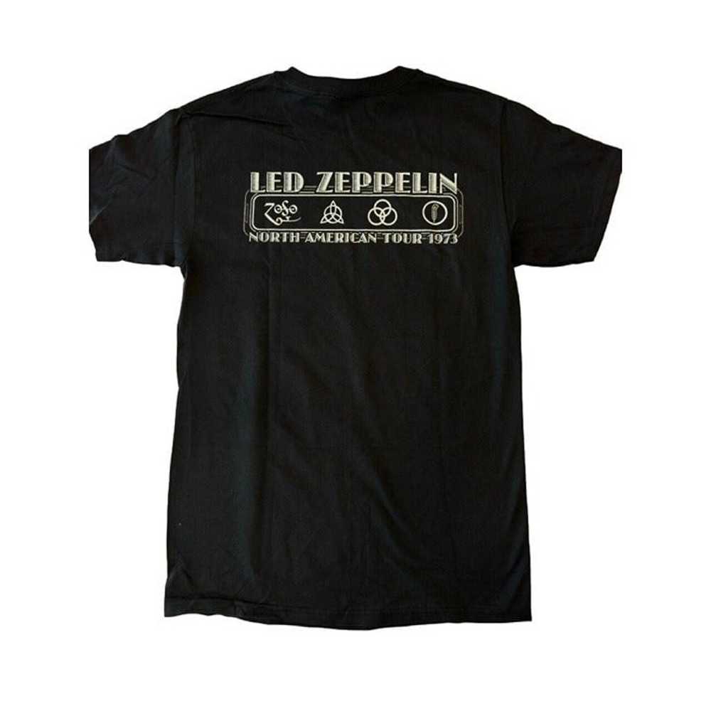 VTG Led Zeppelin 2006 Hanes Heavyweight Black NA … - image 2