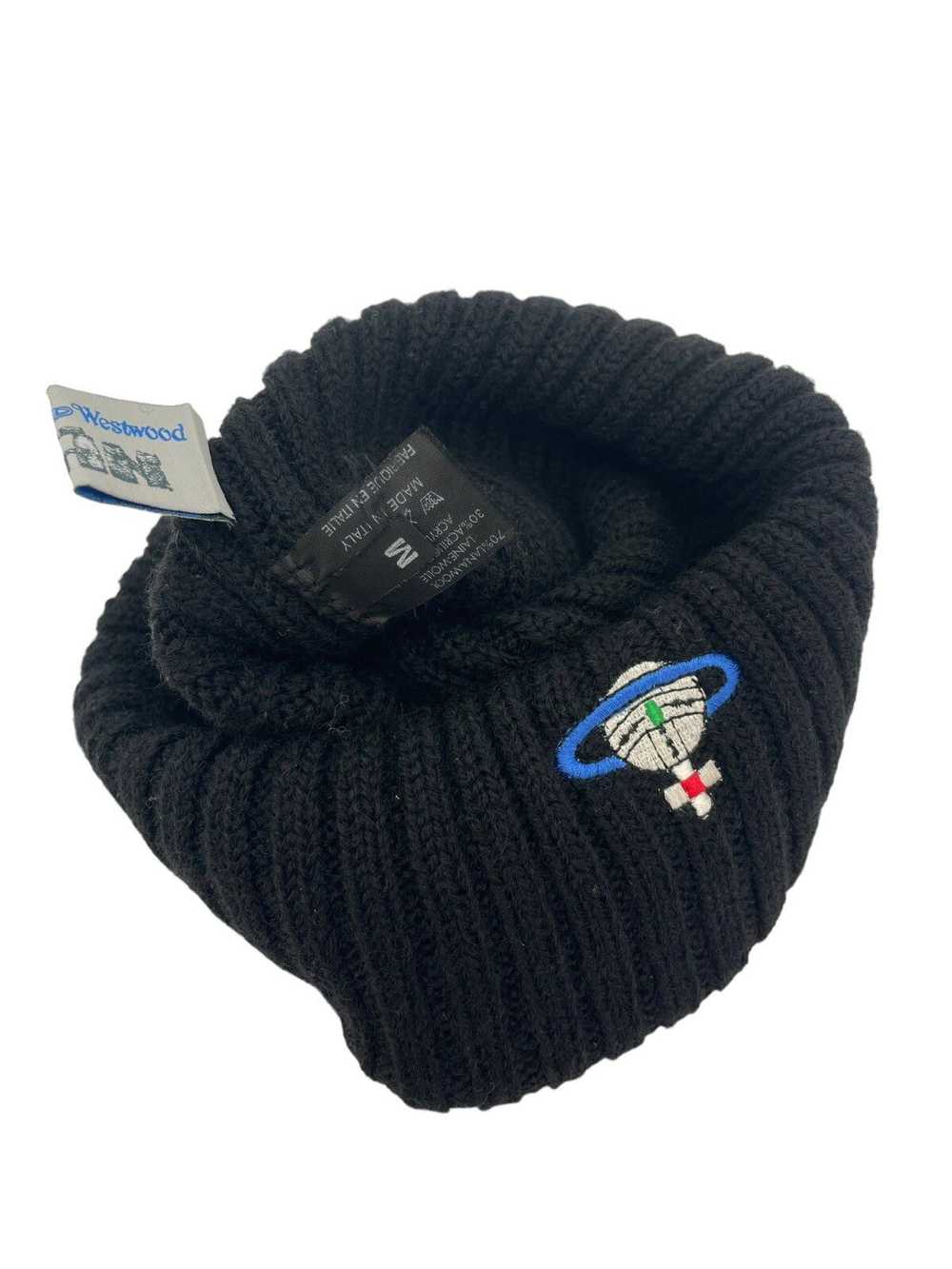 Vivienne Westwood Wool Knit Orb Hat - image 4