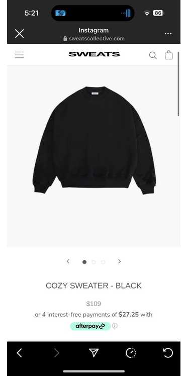 Other Sweats collective black cozy sweater - image 1