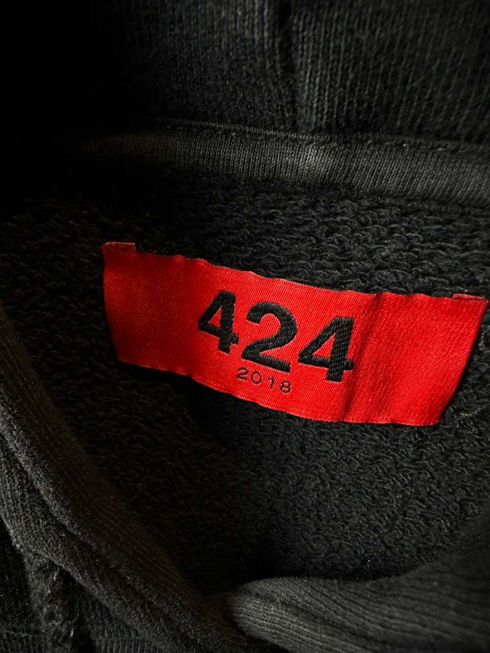 424 On Fairfax 424 Chenille Patch Logo Hoodie 2018 - image 3