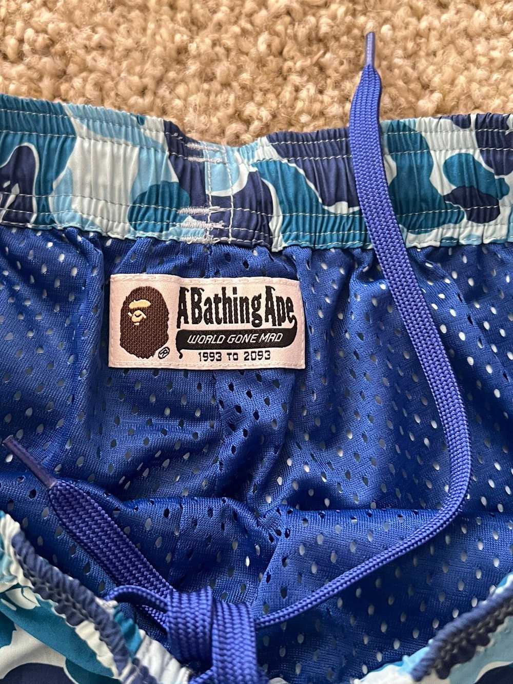 Bape Blue camo swim bape short size S - image 2