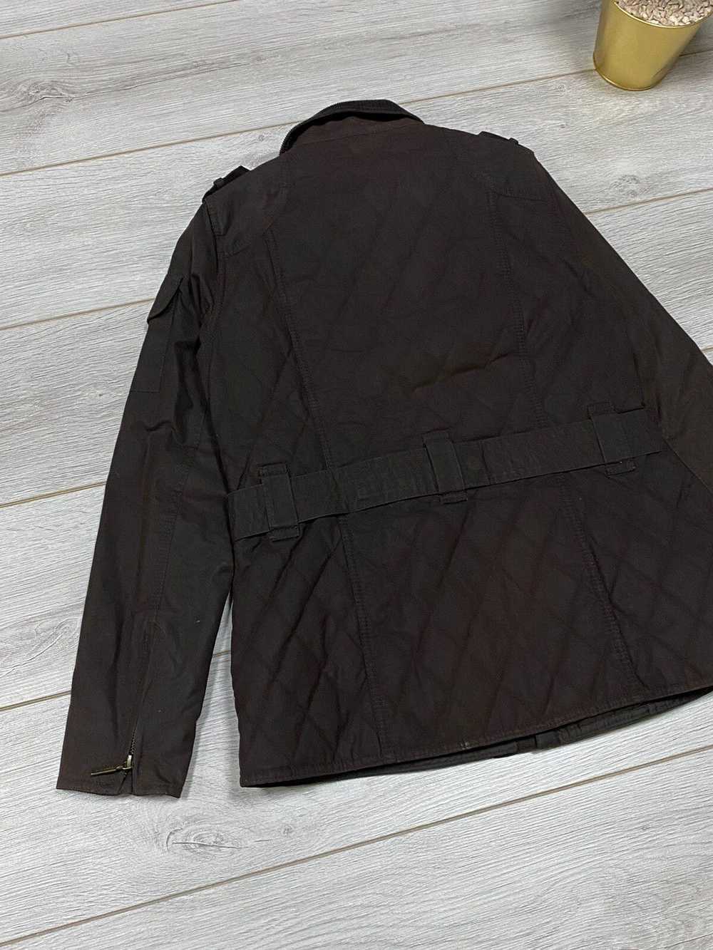 Barbour Barbour waxed international quilted jacke… - image 7