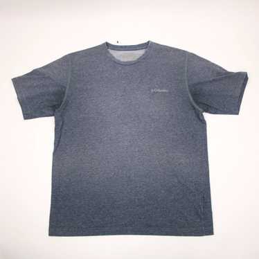 Vintage Columbia Shirt Adult Large Gray/Blue Shor… - image 1