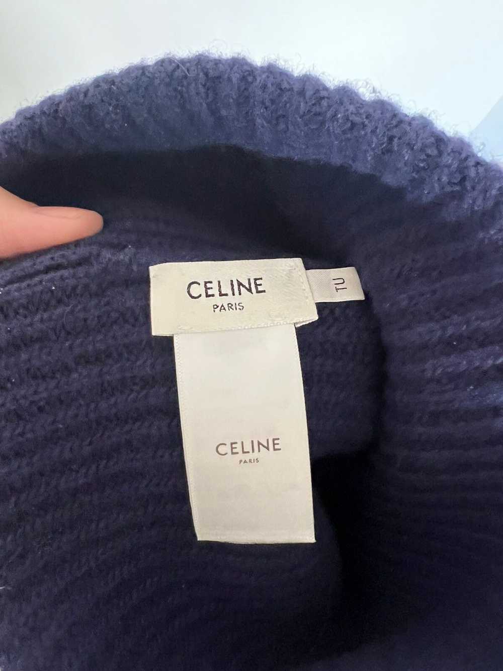 Celine Wool logo beanie - image 2