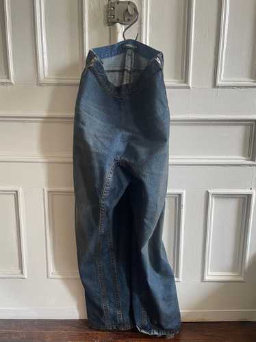 Y/Project Y Project Blue Souffle Denim Jeans - image 1