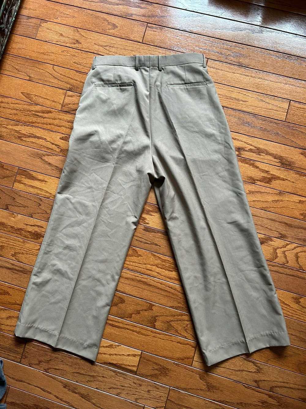 Olive Olive wide single pleat pants mocha - image 2