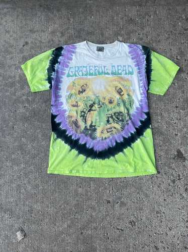 Vintage XL 1998 Liquid Blue offers Grateful Dead Turtle Shirt Tie Dye Sun flowers