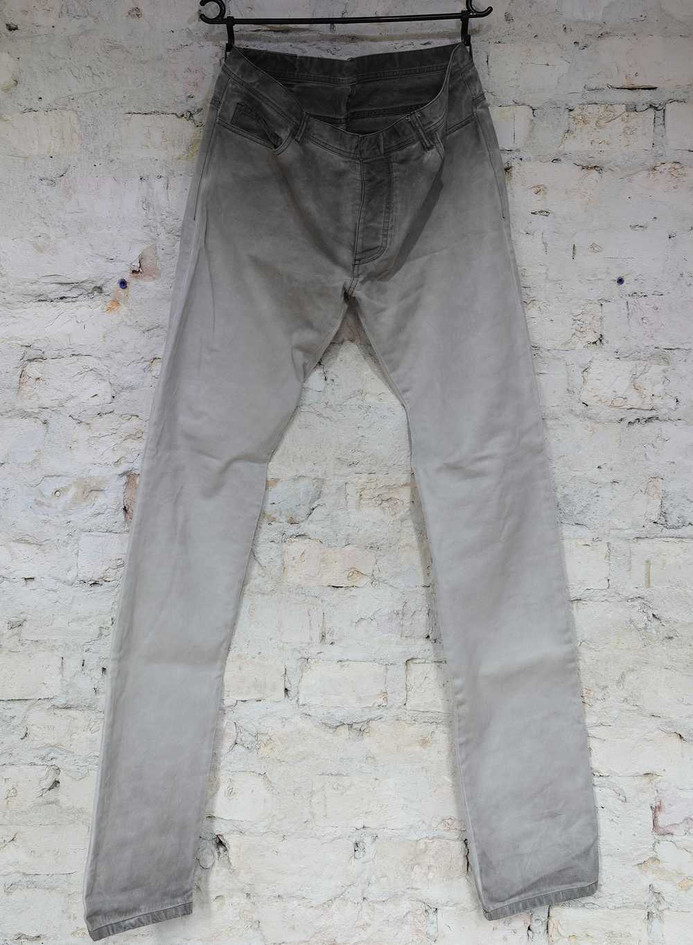 Nicolas Andreas Taralis NAT gradient grey denim t… - image 2