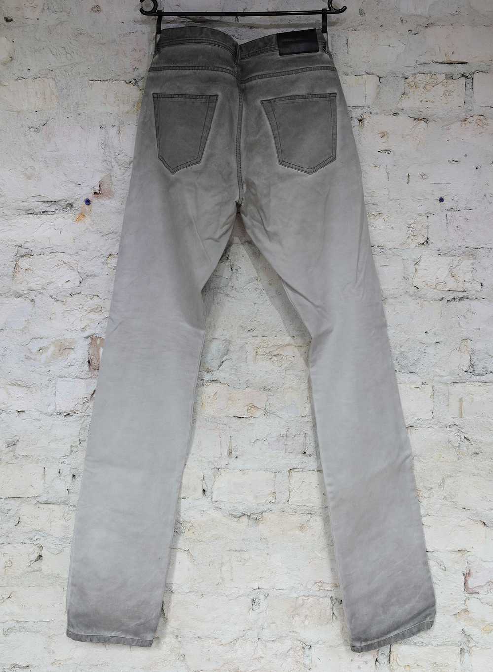 Nicolas Andreas Taralis NAT gradient grey denim t… - image 3