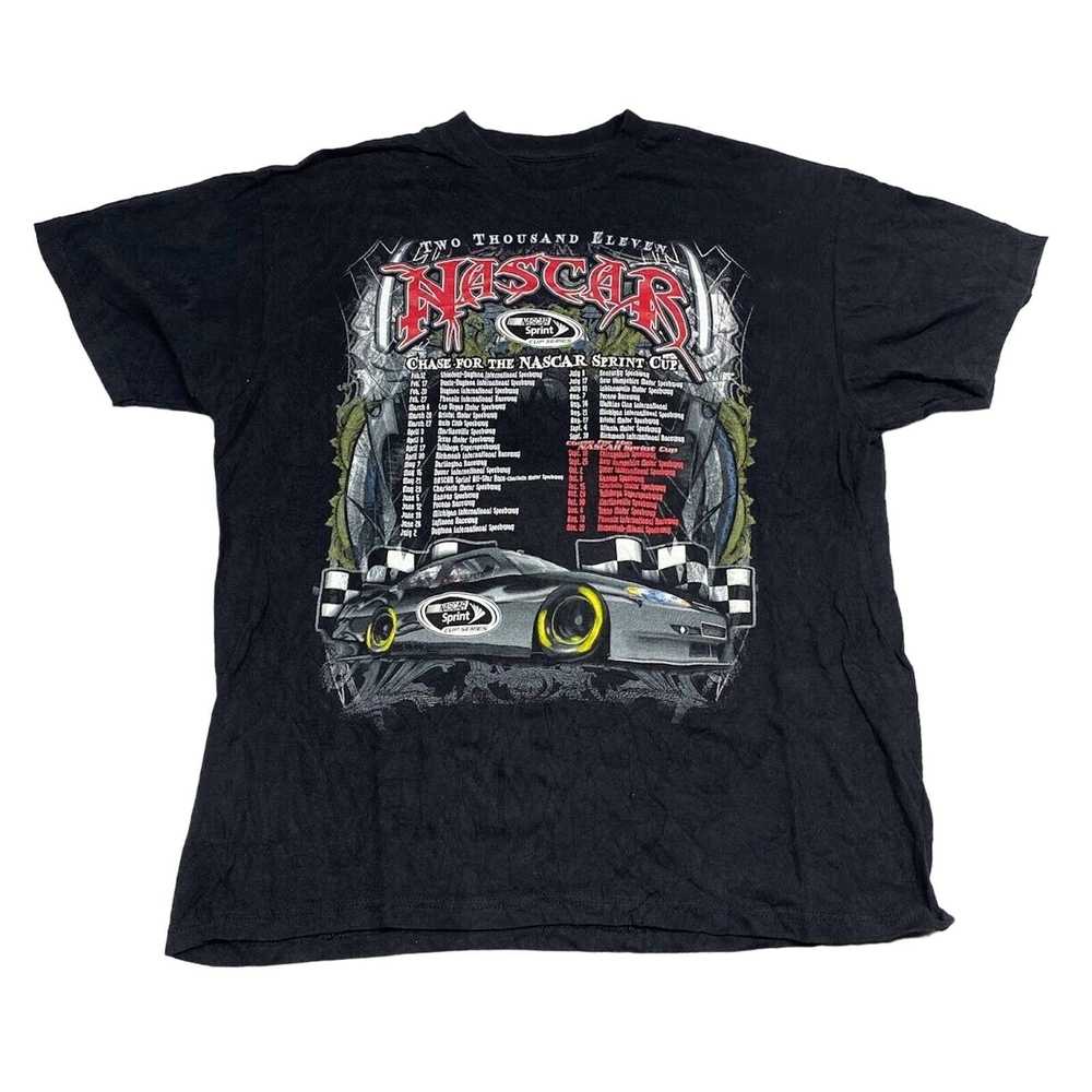 NASCAR NASCAR Sprint Cup Graphic Tee Thrifted Vin… - image 1