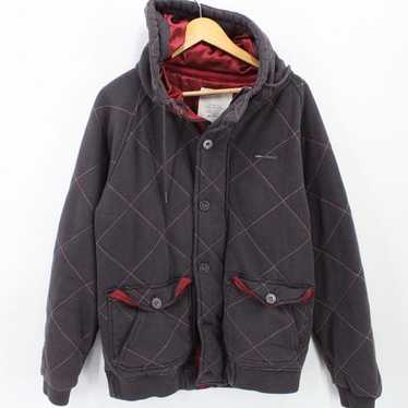 Vintage O'Neill Premium Fleece Quilted Hoodie Mens
