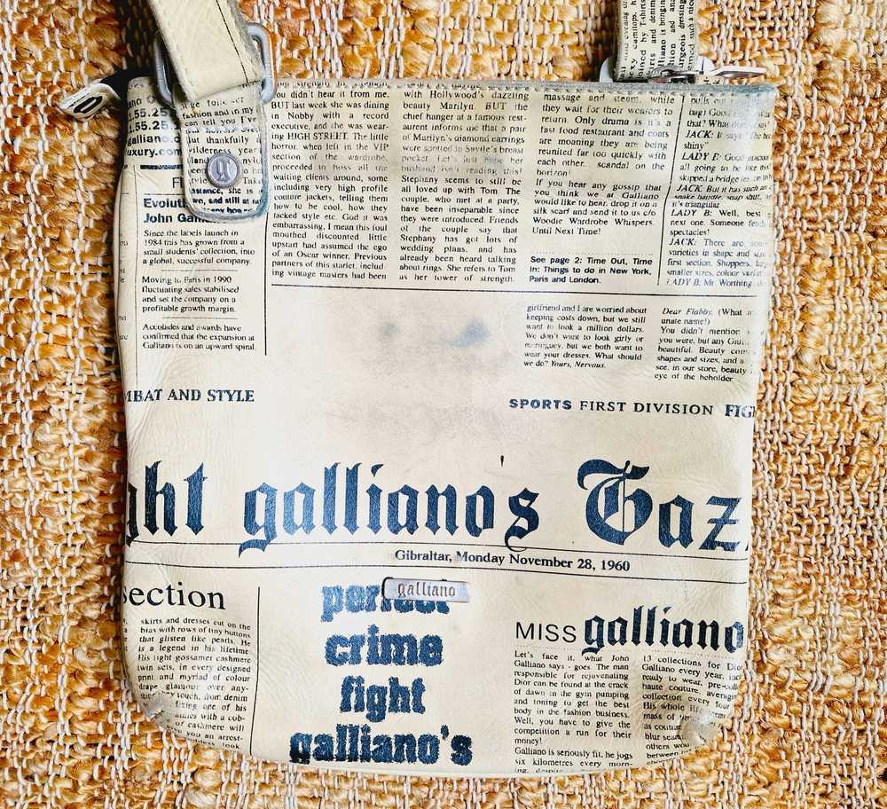 John Galliano John Galliano Gazette Newspaper Sho… - image 2