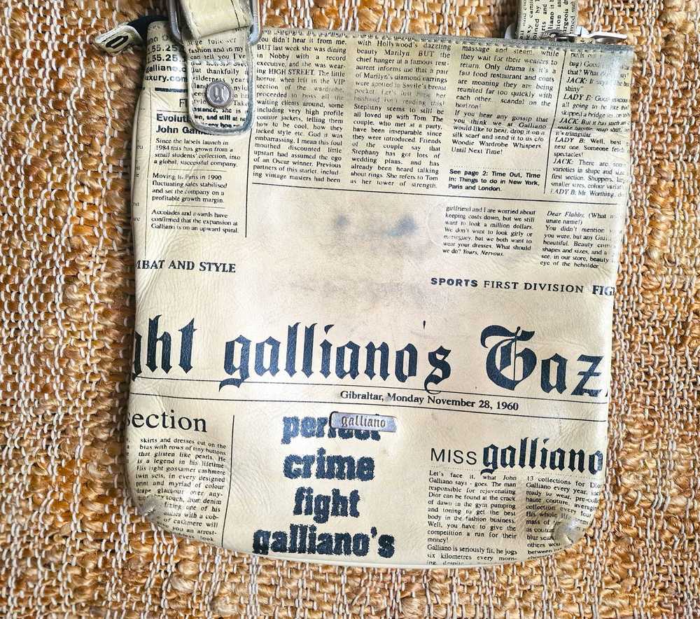 John Galliano John Galliano Gazette Newspaper Sho… - image 4