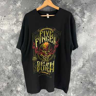 Streetwear × Vintage Vintage Y2K Death Punch shirt - image 1