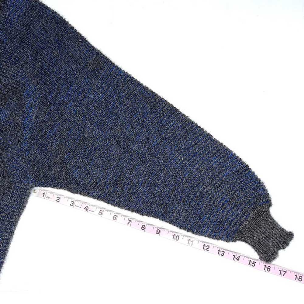 Vintage Chunky Knit Diamond Sweater - image 10
