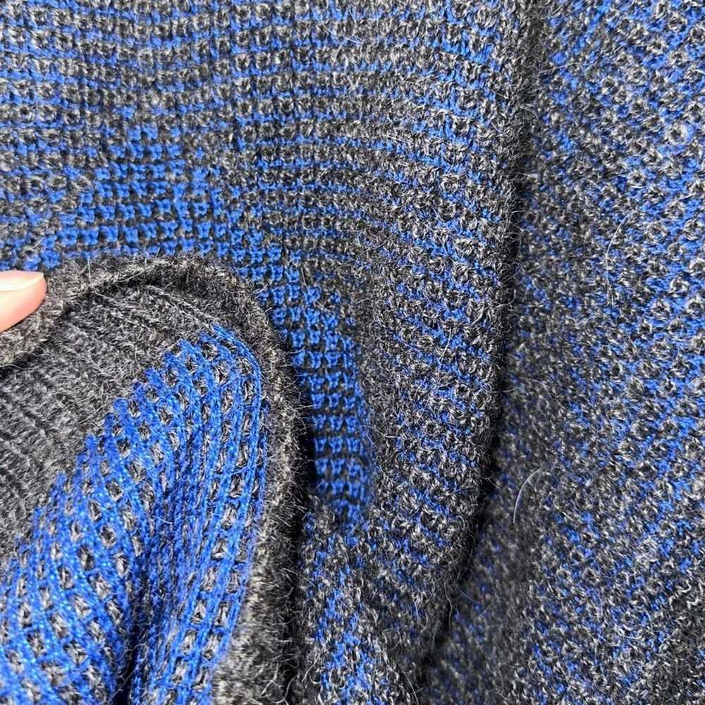 Vintage Chunky Knit Diamond Sweater - image 6