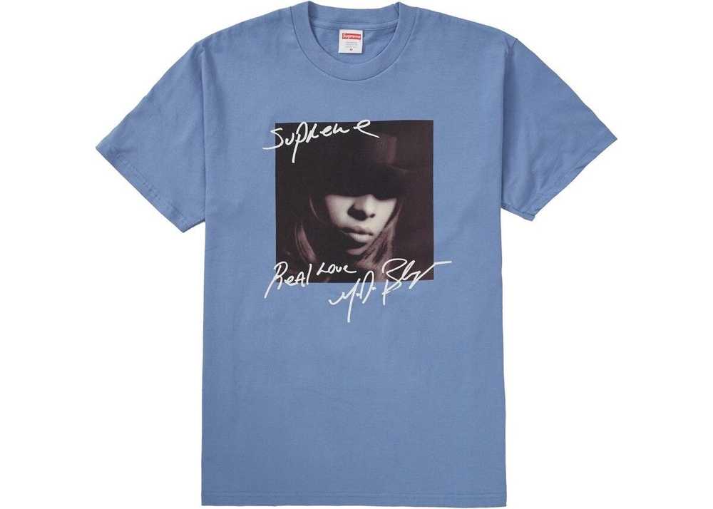 Supreme Mary J Blige x Supreme Photo Tee-Slate - image 1