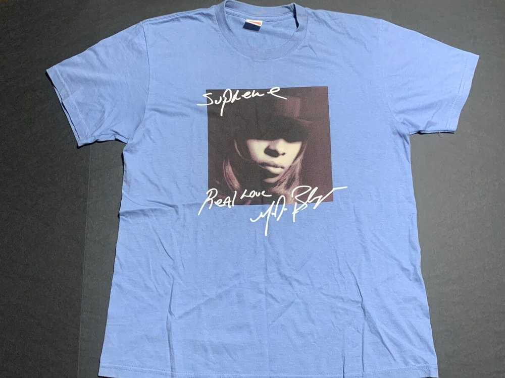 Supreme Mary J Blige x Supreme Photo Tee-Slate - image 3