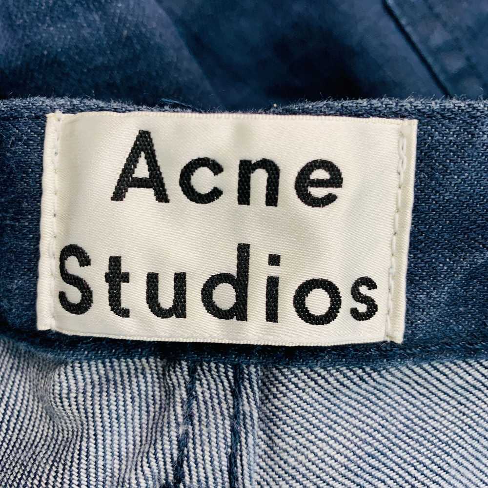 Acne Studios Navy Blue Cotton Blend 5 pocket Casu… - image 3