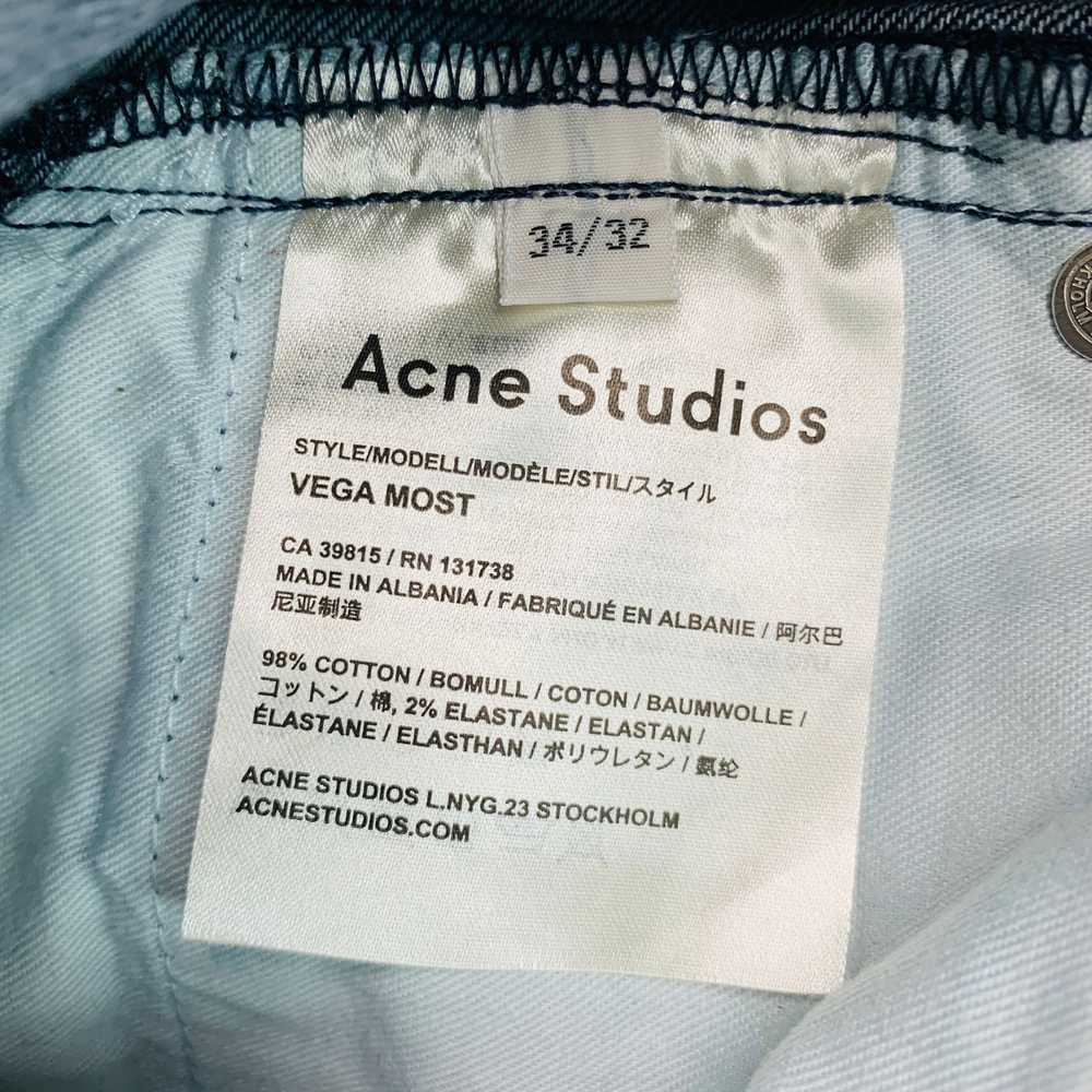 Acne Studios Navy Blue Cotton Blend 5 pocket Casu… - image 4