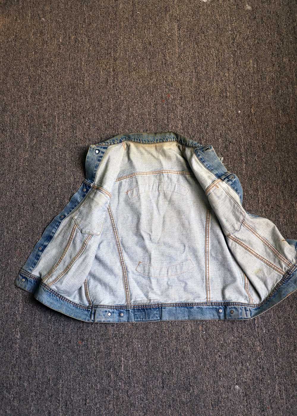 Thrifted Cut-off Jean Jacket - image 2