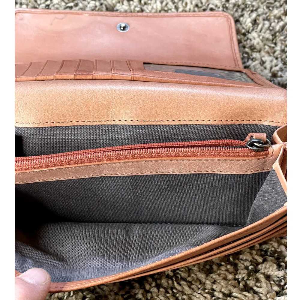 Frye Frye Melissa Snap Trifold Leather Wallet Dus… - image 4