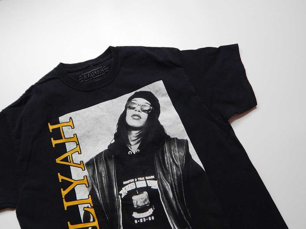 Band Tees × Rap Tees × Vintage aaliyah age ain't … - image 2