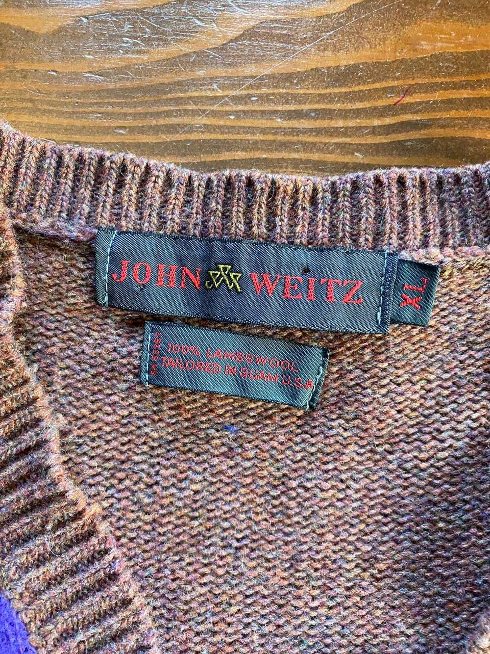 Cashmere & Wool × John Weitz × Vintage Vintage 90… - image 2