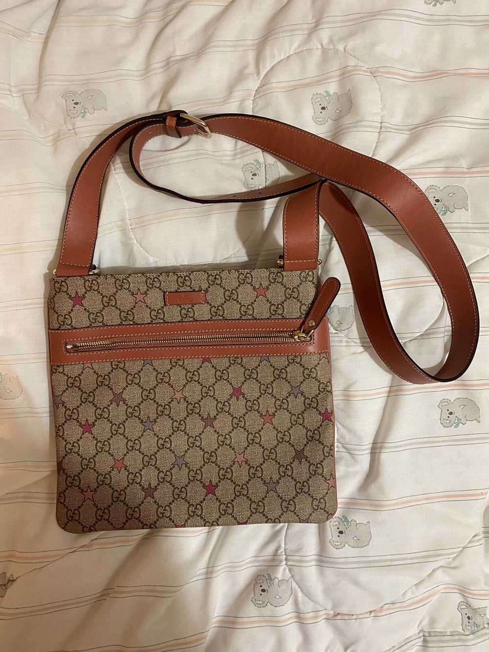 Gucci × Vintage Gucci Messenger Bag VINTAGE - image 1