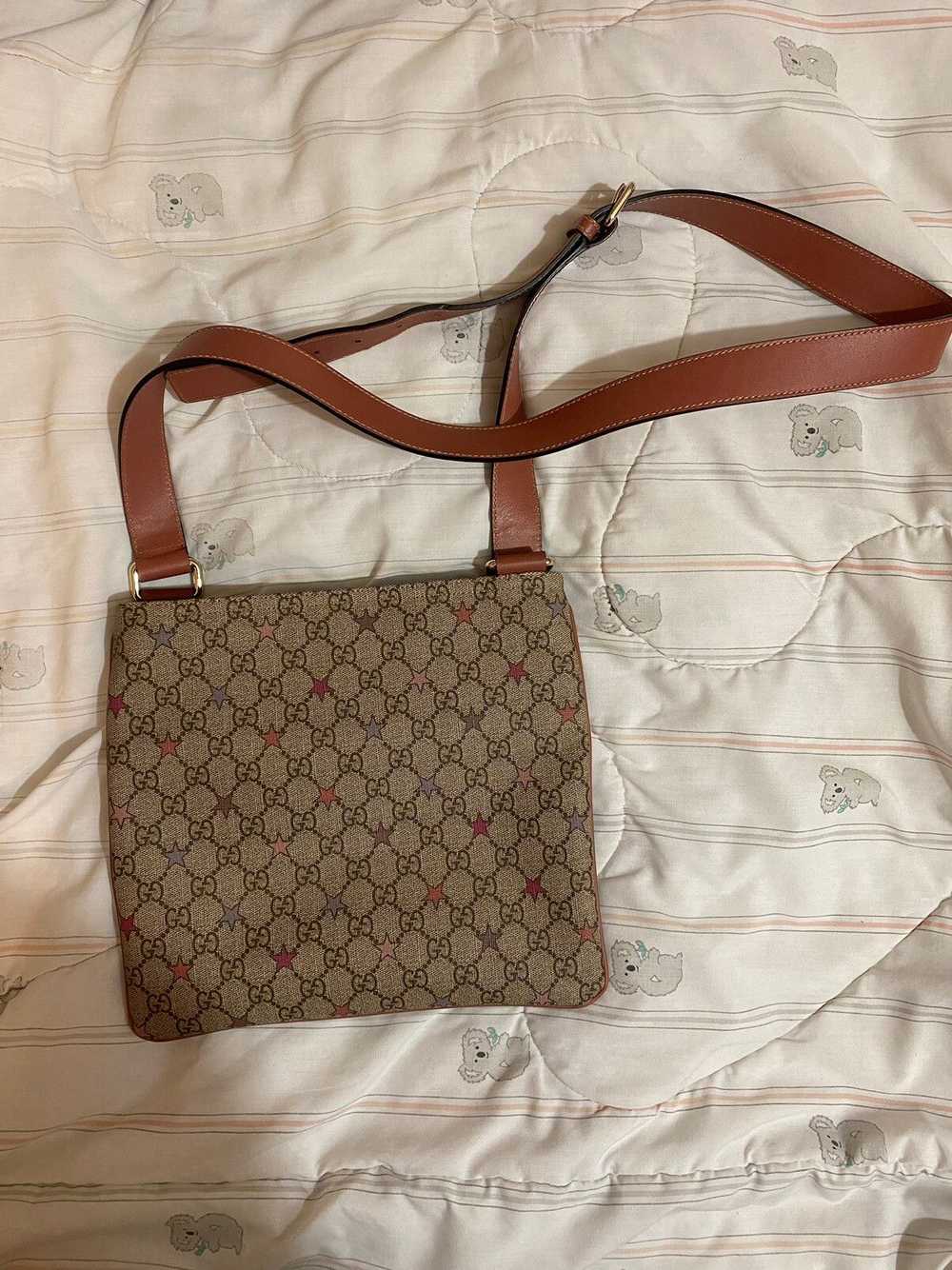 Gucci × Vintage Gucci Messenger Bag VINTAGE - image 2